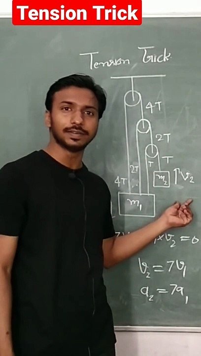 Tension Trick | NEET Tension trick | Pulley Mass System | Pulley Block System | NLM | Newton's Laws Of Motion #neet