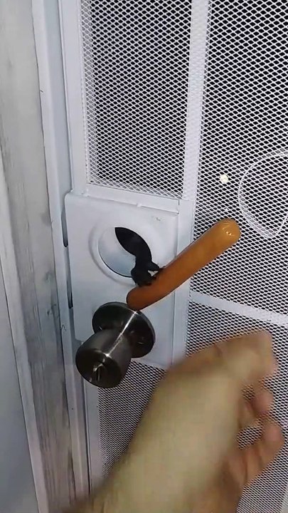 It's Not Our Kitchen Door, It's a Hotdog Dispenser