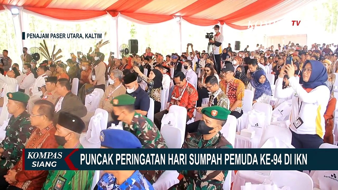 Momen Puncak Peringatan Hari Sumpah Pemuda ke-94 di Titik Nol IKN