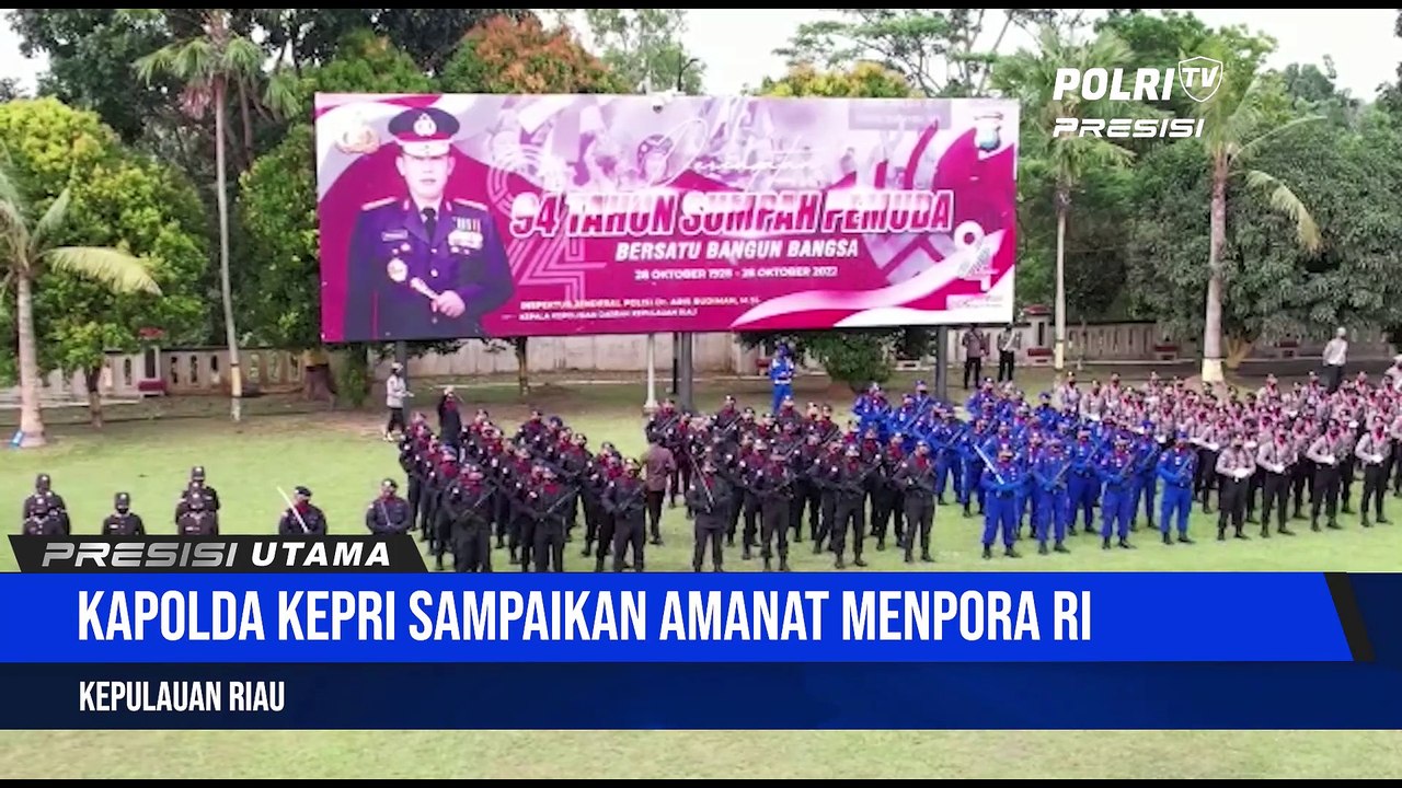 Upacara Peringatan Hari Sumpah Pemuda Ke – 94 Di Polda Kepri Dan Polresta Barelang