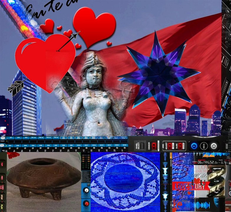 The flag and banner of the history of the Earth. The complicated history of the Earth. DiezelSun