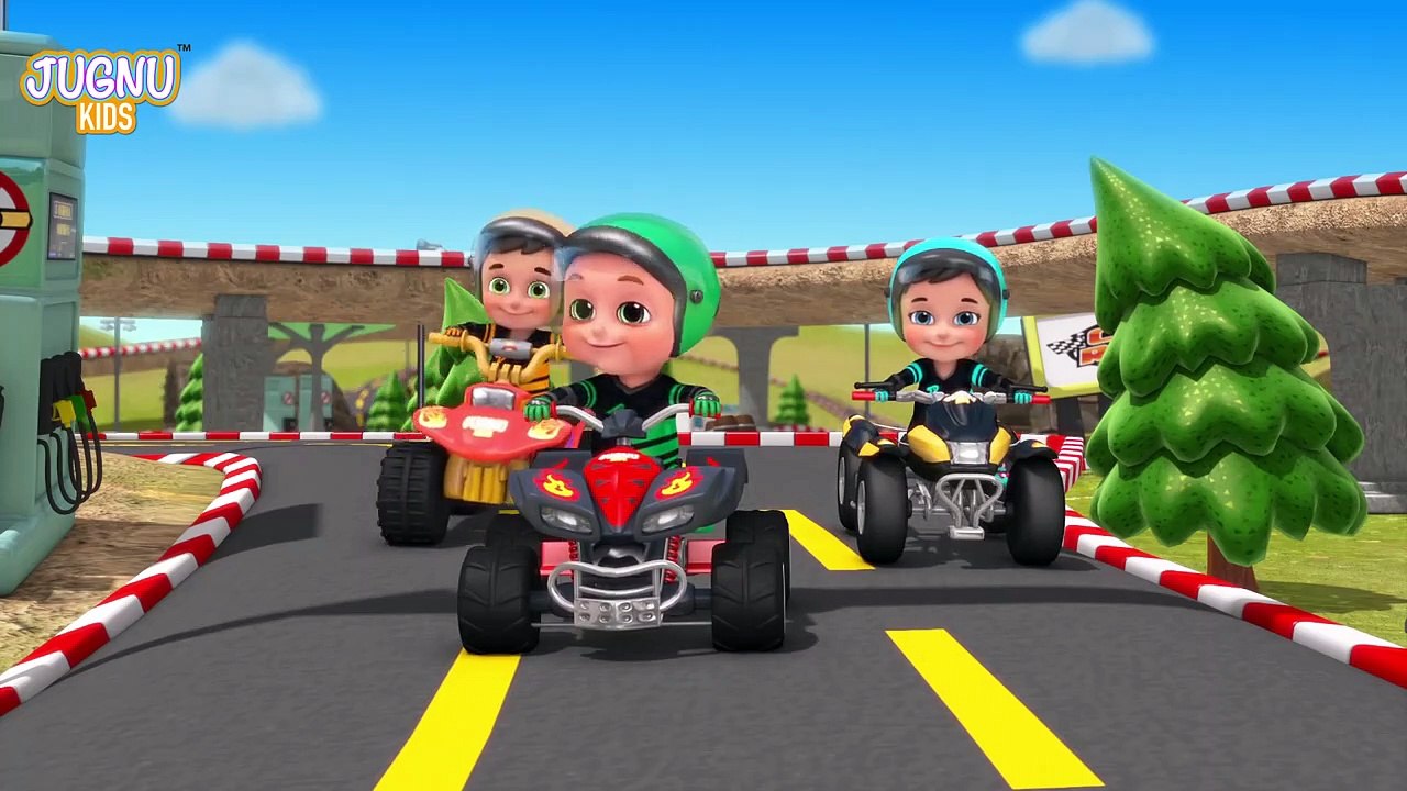 Excavator videos for children _ Construction trucks for children _ Trucks for children  - Jugnu kids