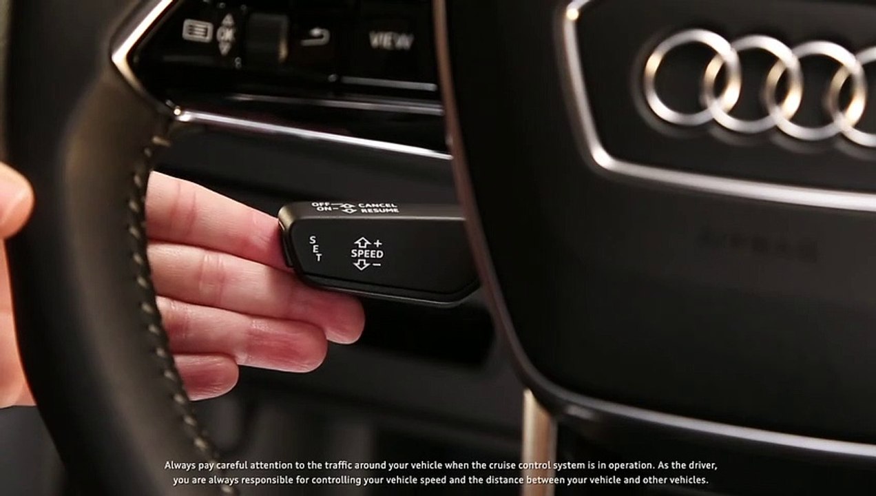 Wow!! Audi's technical instruction on cruise control