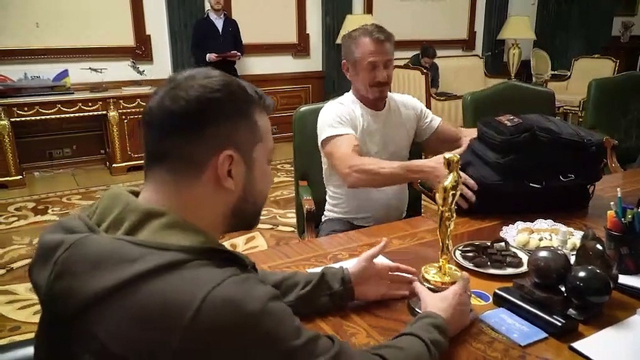 zelensky, sean penn