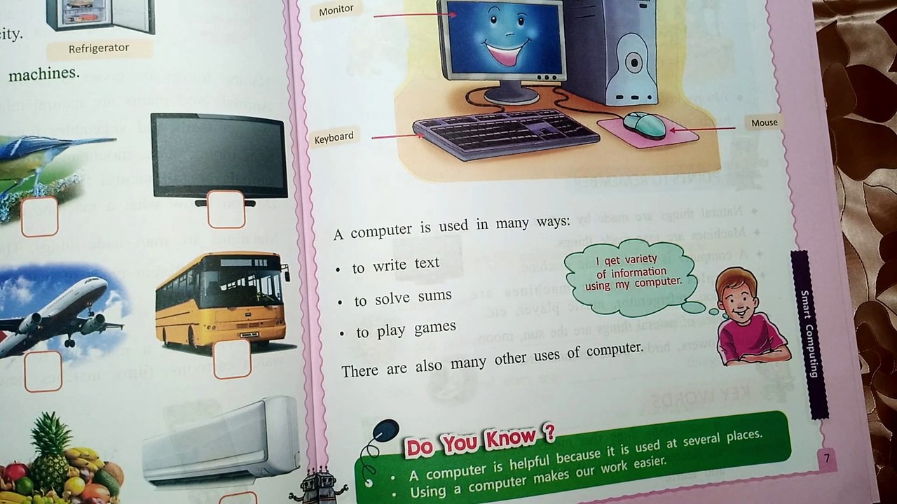 Computer - An Electronic Machine Class 1 -  Reading- Ep 2