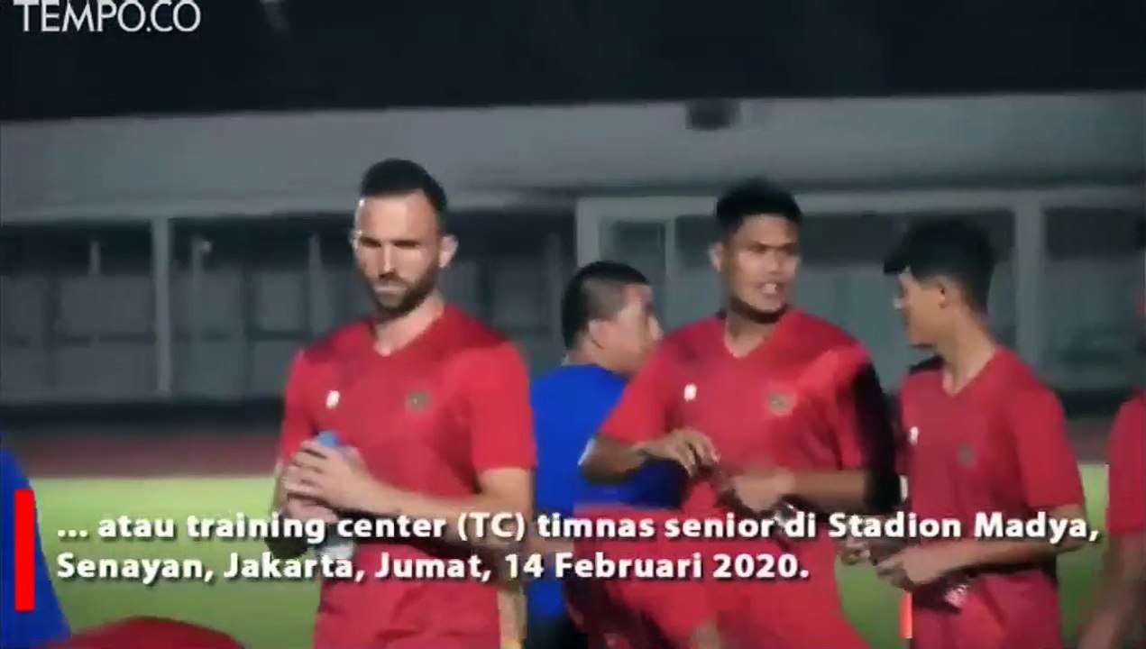 Latihan Perdana Timnas dengan Shin Tae-yong