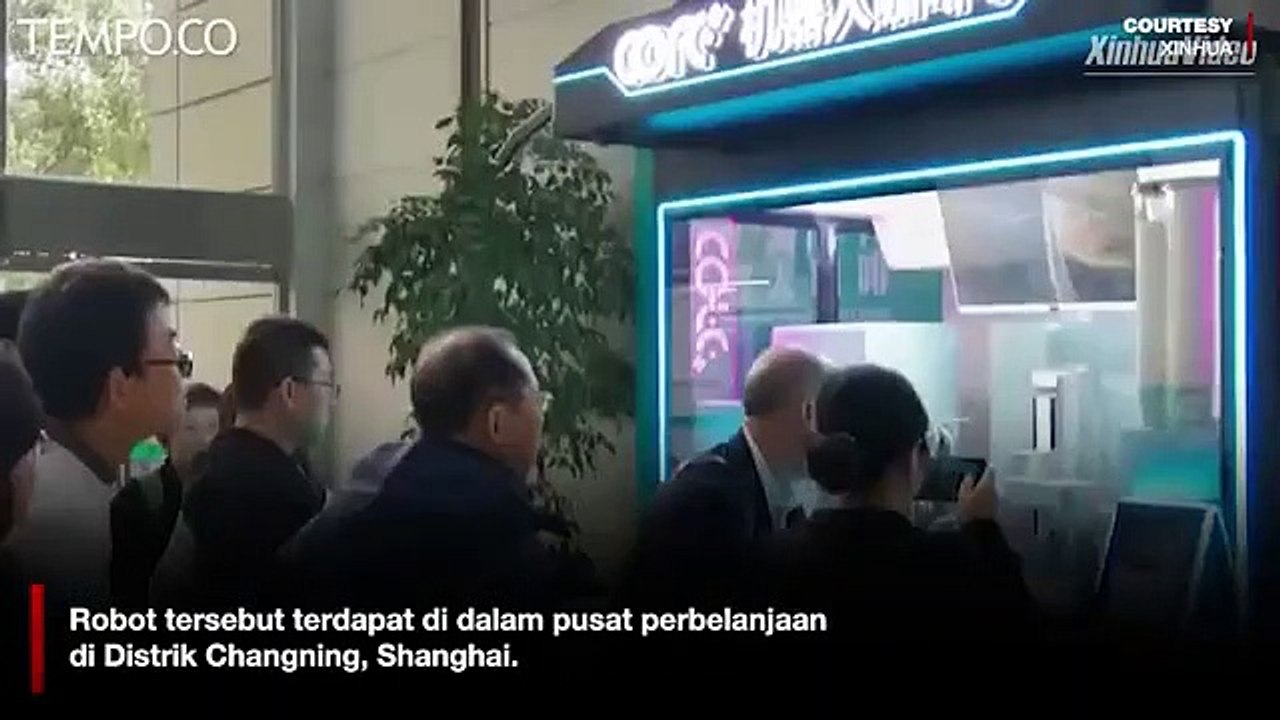 Mall di Shanghai Sediakan Robot Barista, Bikin Kopi dalam 30 Detik