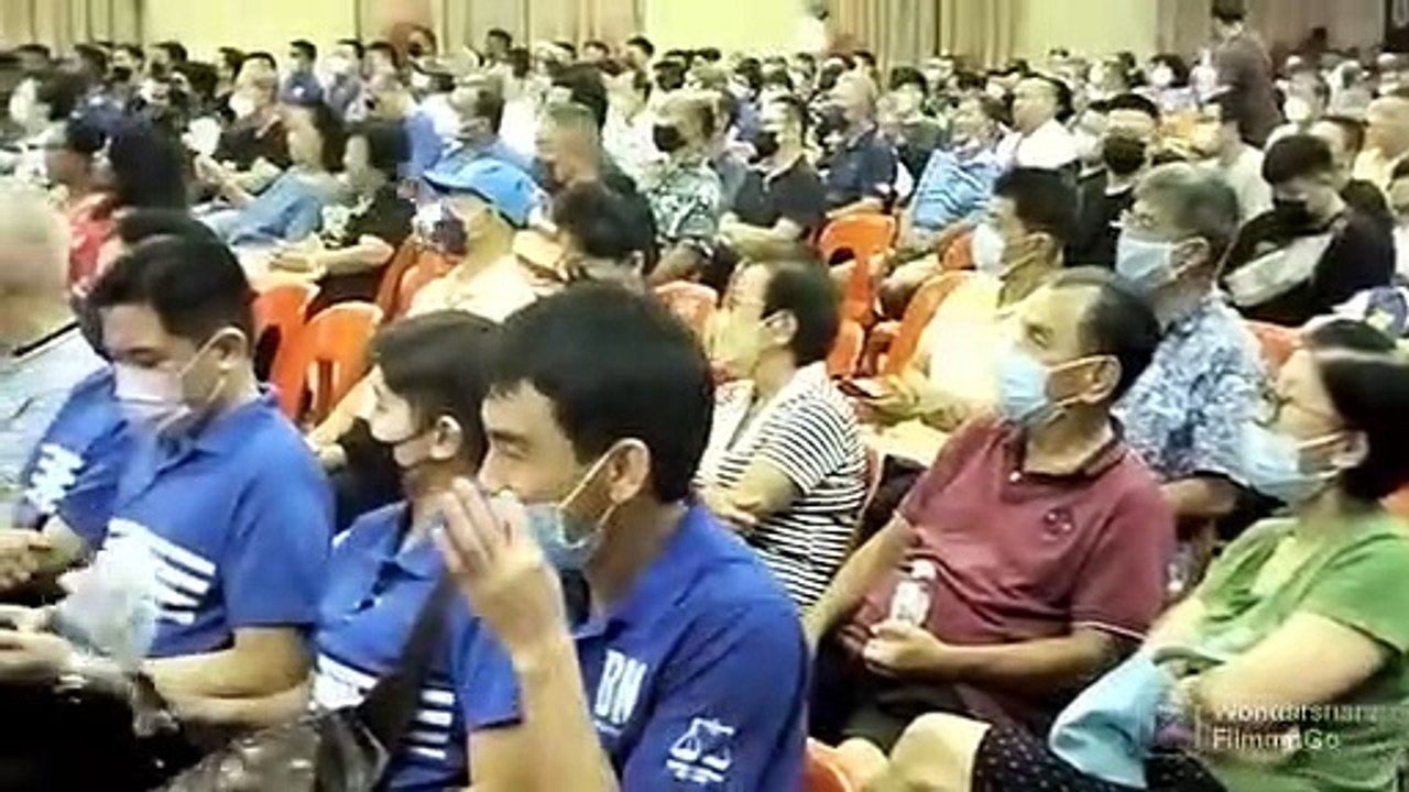 国阵马华“槟城群众大会” 一开场就坐满80%民众