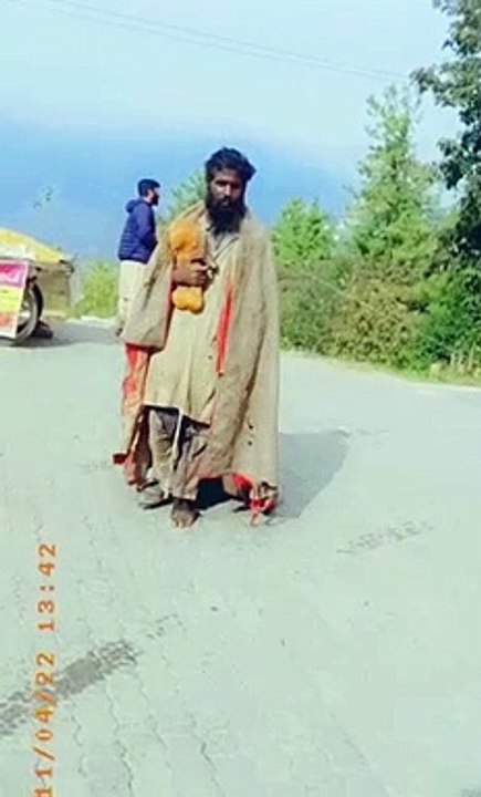 man acting like poor guy