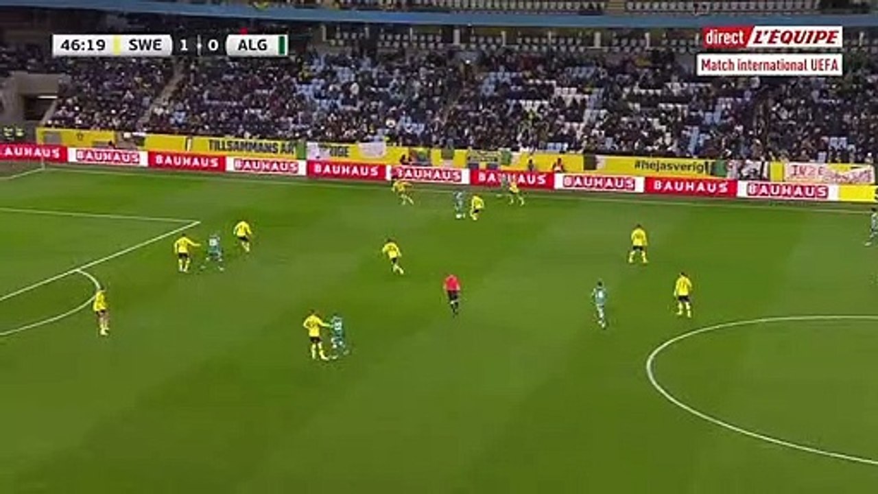 Suède Algérie (2-0) : But de Viktor Claesson