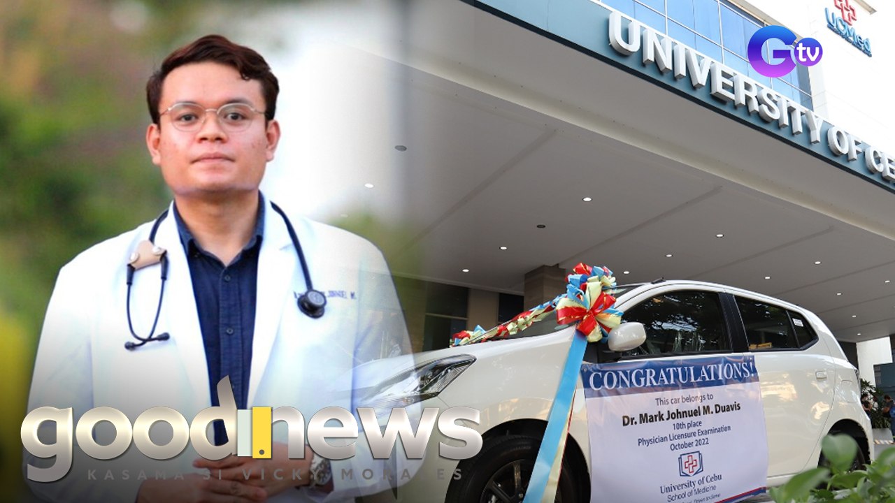Board passer sa Physician’s Licensure Exam, niregaluhan ng brand new car! | Good News