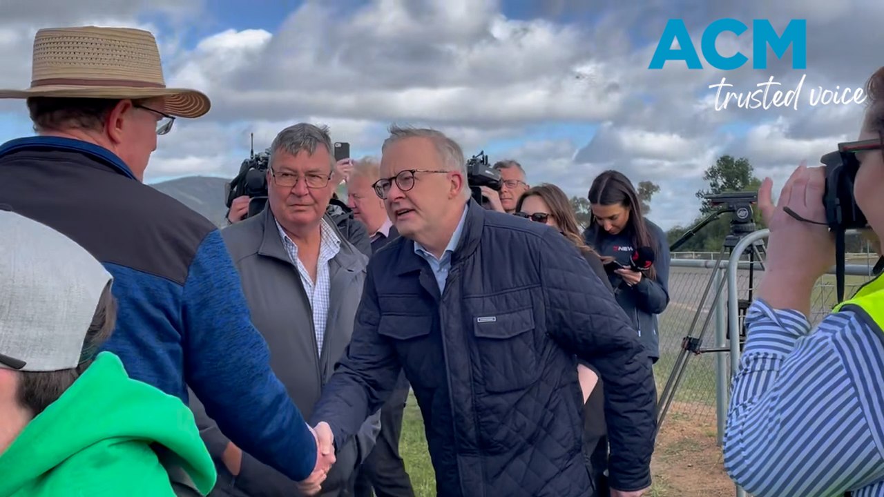 PM Anthony Albanese visits flood-affected Eugowra