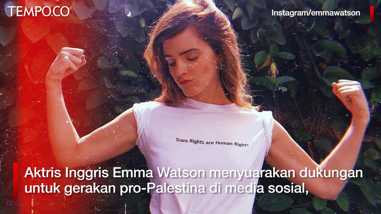 Emma Watson Unggah Dukungan untuk Palestina, Israel Geram