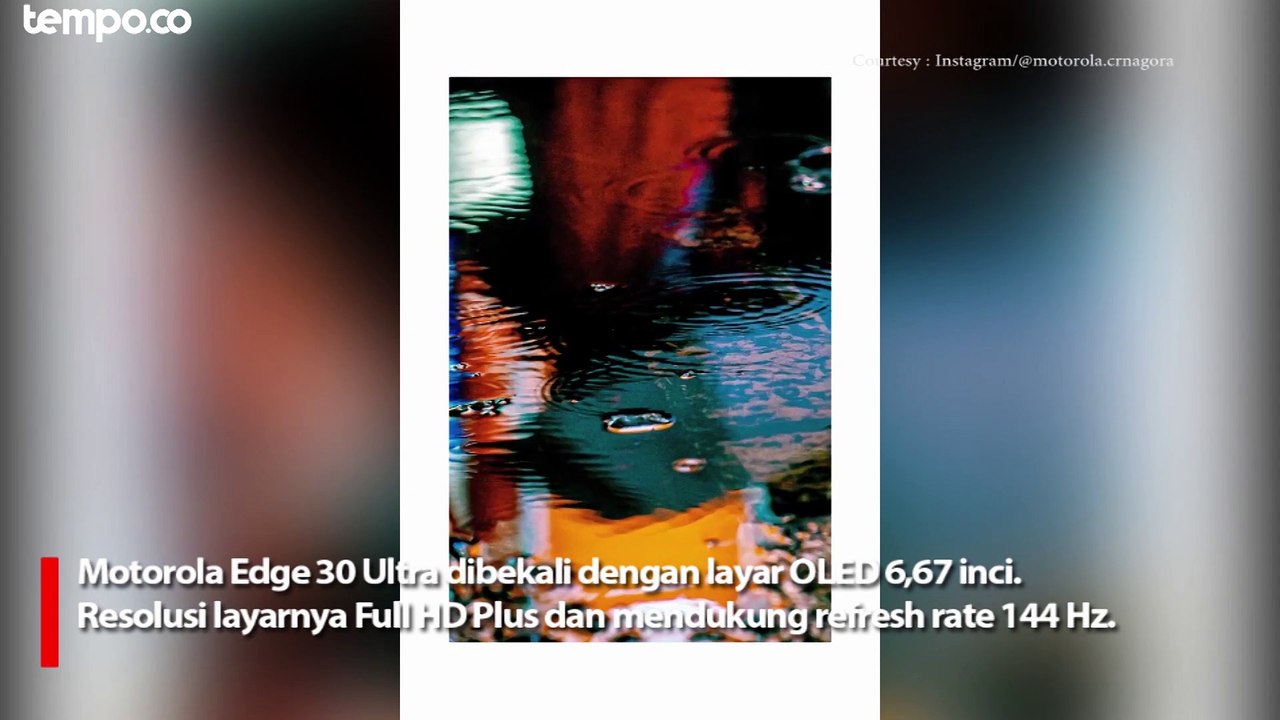 Motorola Edge 30 Ultra, Si Smartphone Berkamera 200 MP