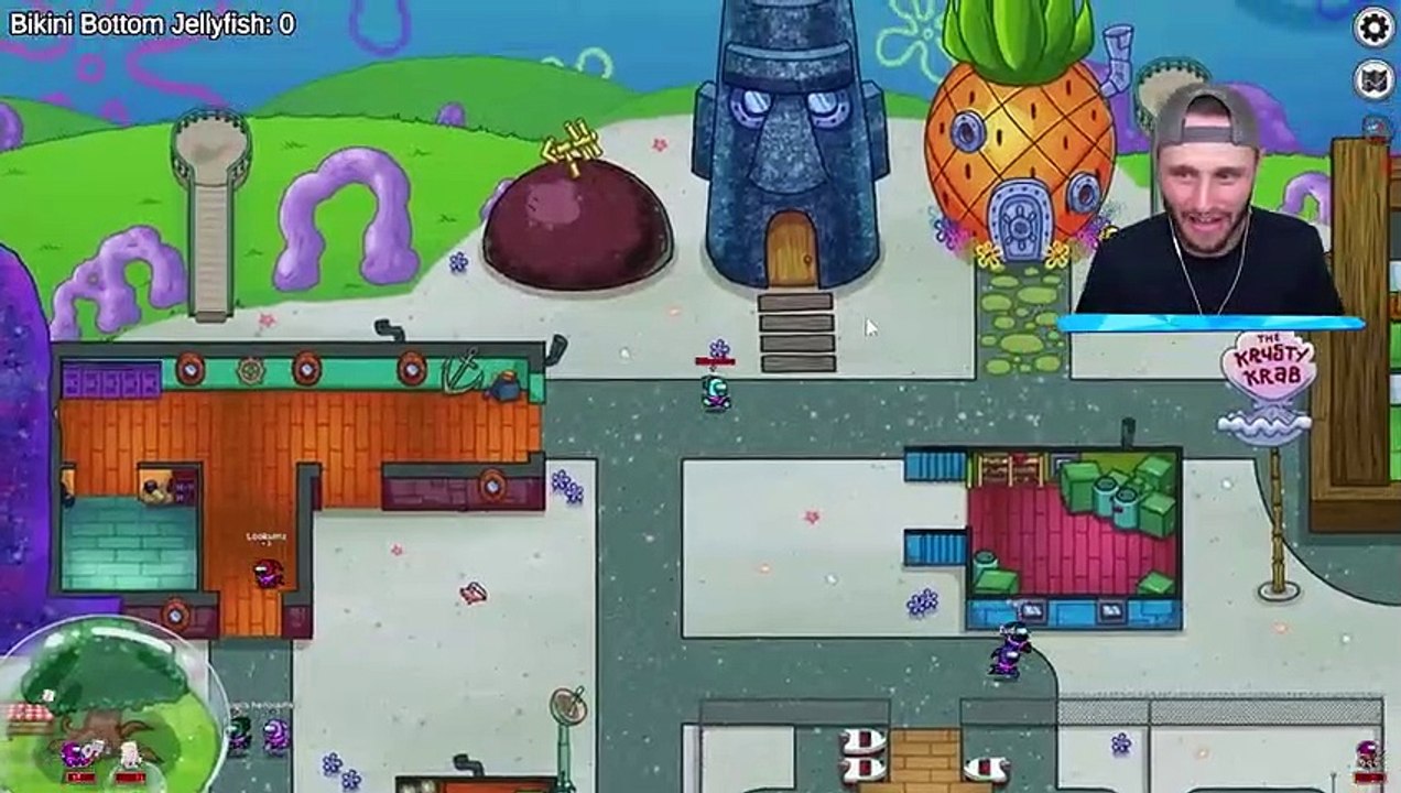SSUNDEE Evil SpongeBob Mod in Among Us