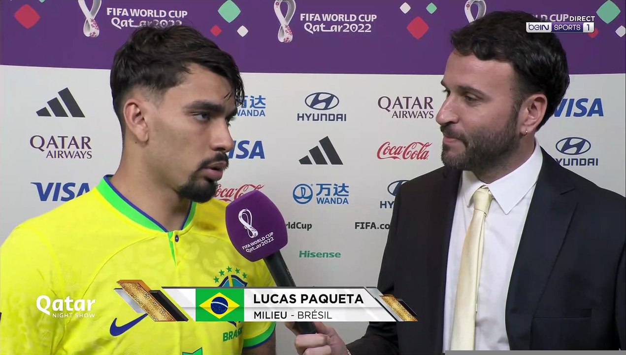 Lucas Paqueta : "Félicitations à Richarlison"