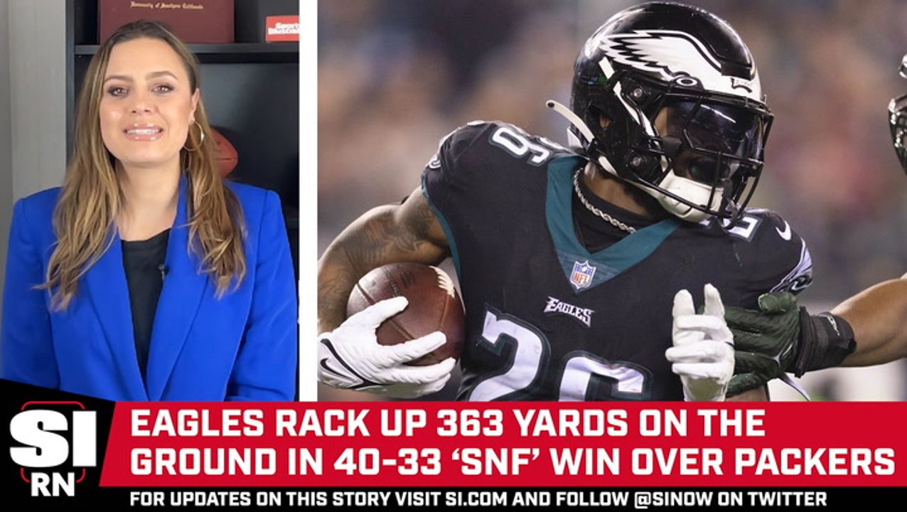 Eagles Soar Past Packers 40-33 with 363 Rushing Yards 🦅