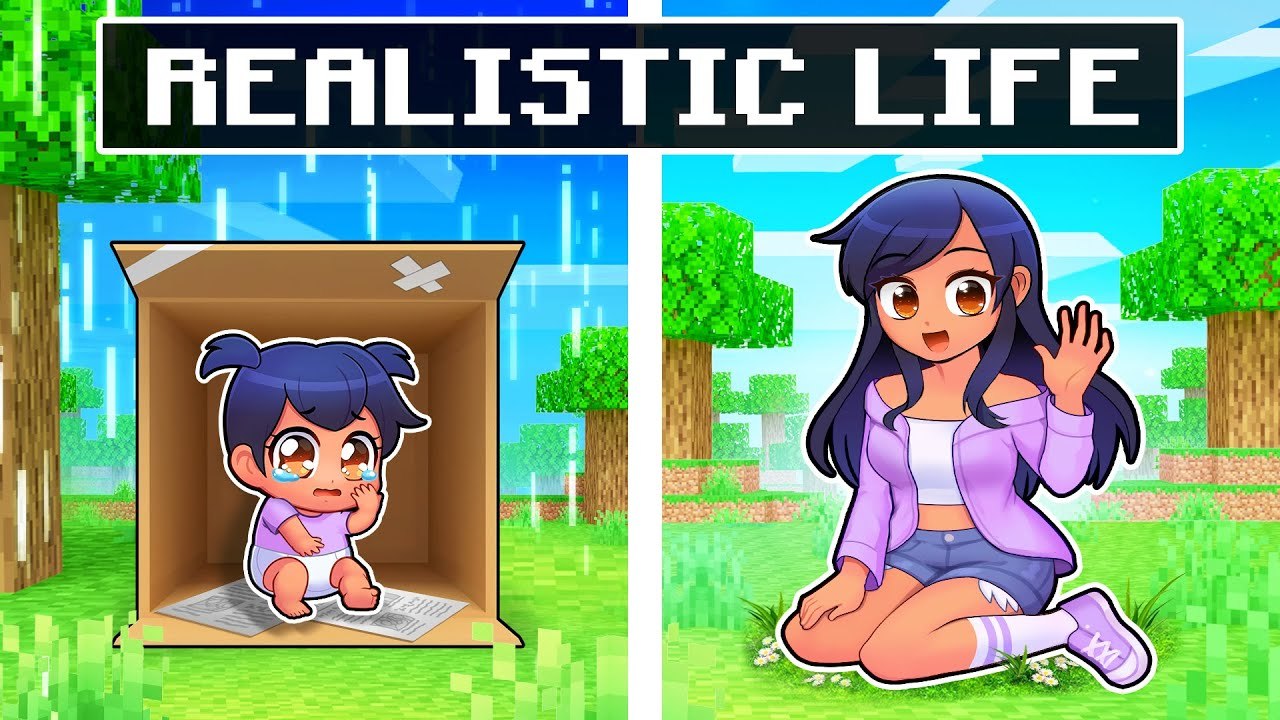 Having a REALISTIC LIFE in Minecraft !    Aphmau