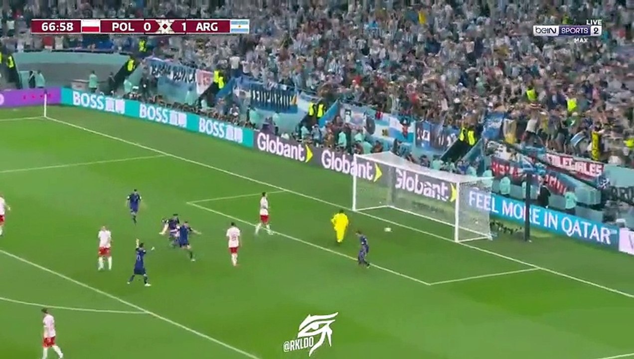 JULIAN ÁLVAREZ GOAL HD - Poland 2-0 Argentina #poland #argentina #qatar2022