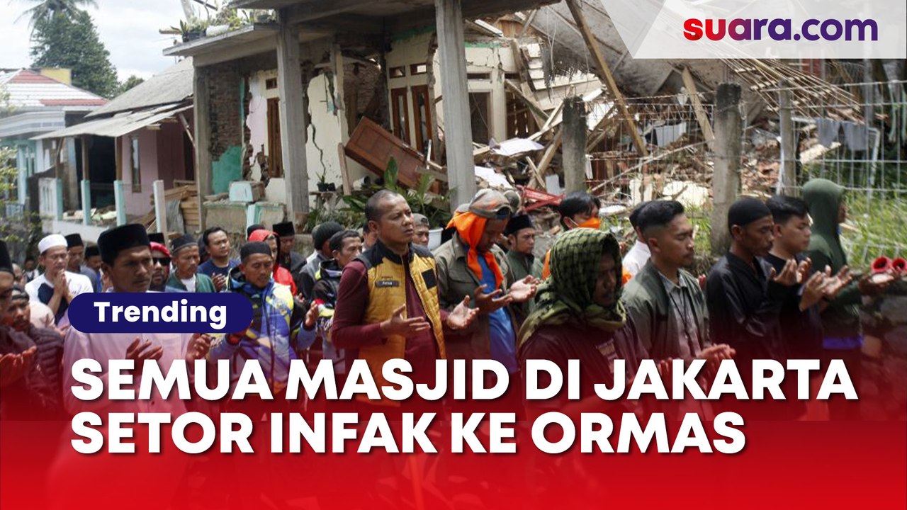 Di-ACC Heru Budi, Masjid di Jakarta Setor Infak ke Rekening Ormas Demi Bantu Korban Gempa Cianjur