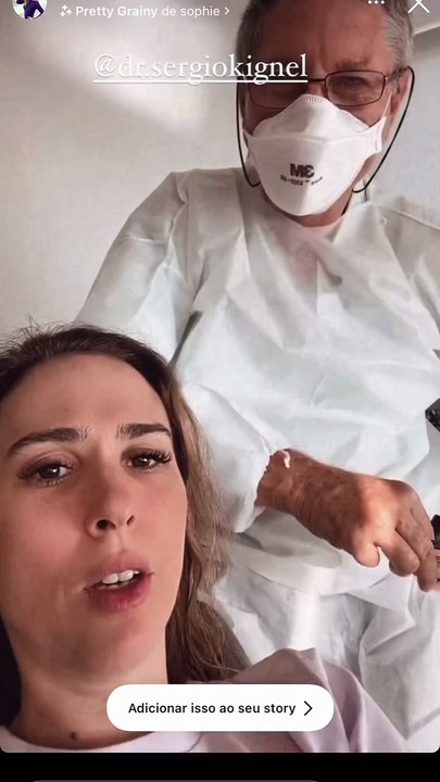 Tatá Werneck lamenta acidente em restaurante e recebe suporte de dentista