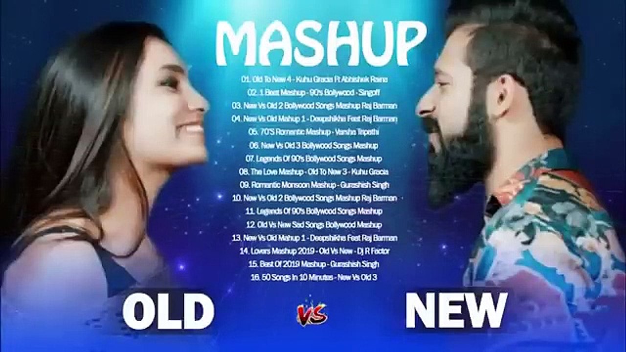 old vs new Hindi mashup song live