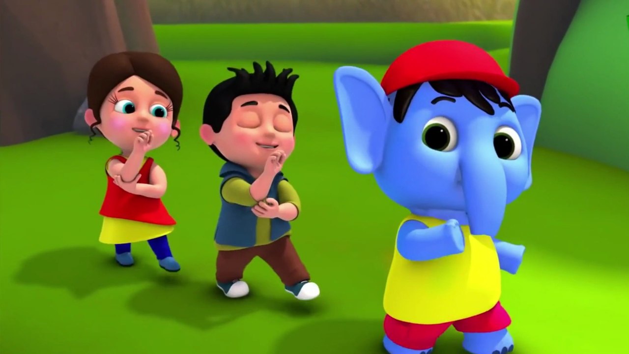 Bandar mama Hathi Raja - Hindi Rhymes - Funny kids video