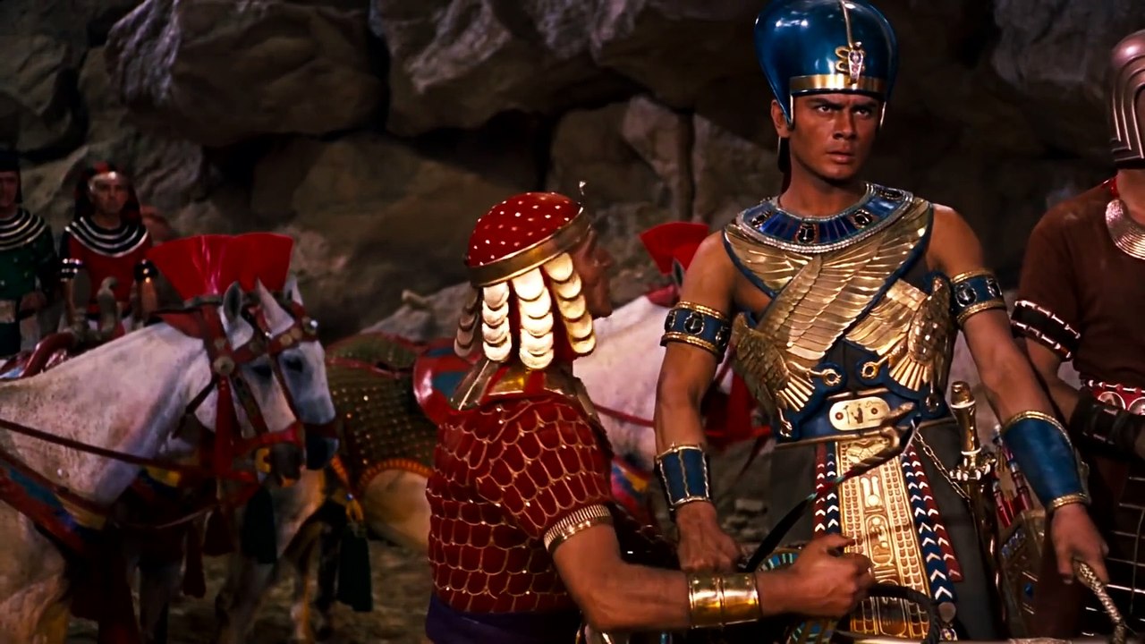 La división del Mar Rojo - Los diez mandamientos (1956)