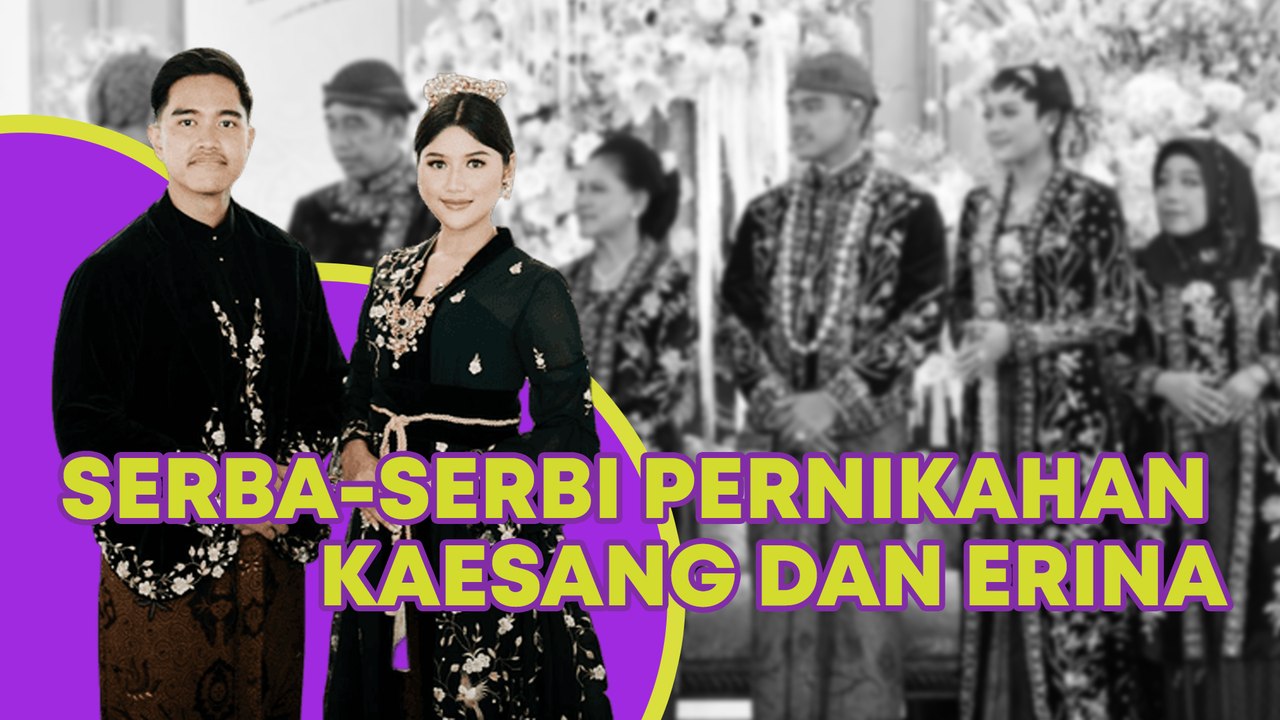 Serba-serbi Pernikahan Kaesang dan Erina