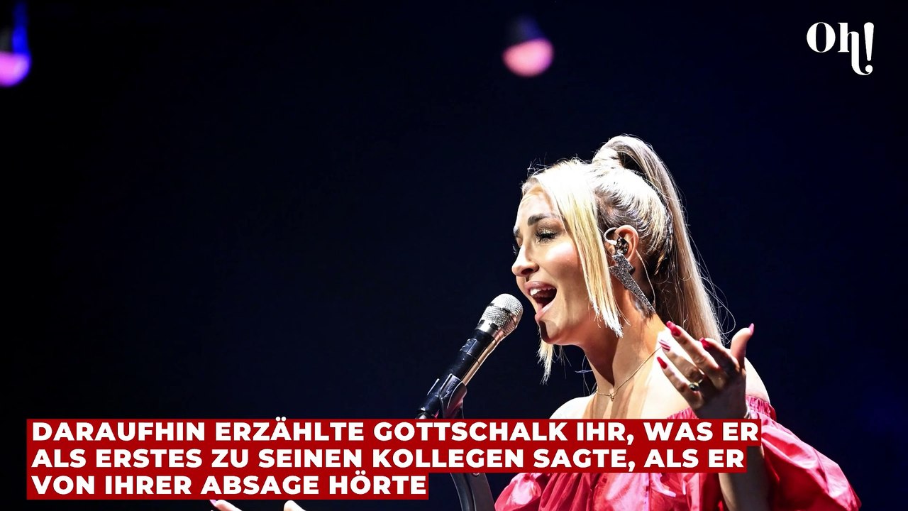 Sarah Connor teilt gegen Thomas Gottschalk aus