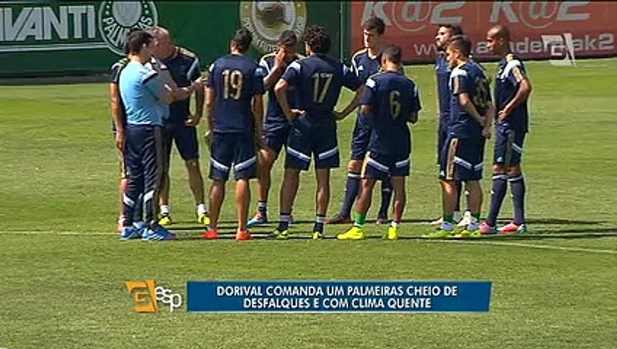 Dorival Júnior tem dificuldades para escalar o Verdão