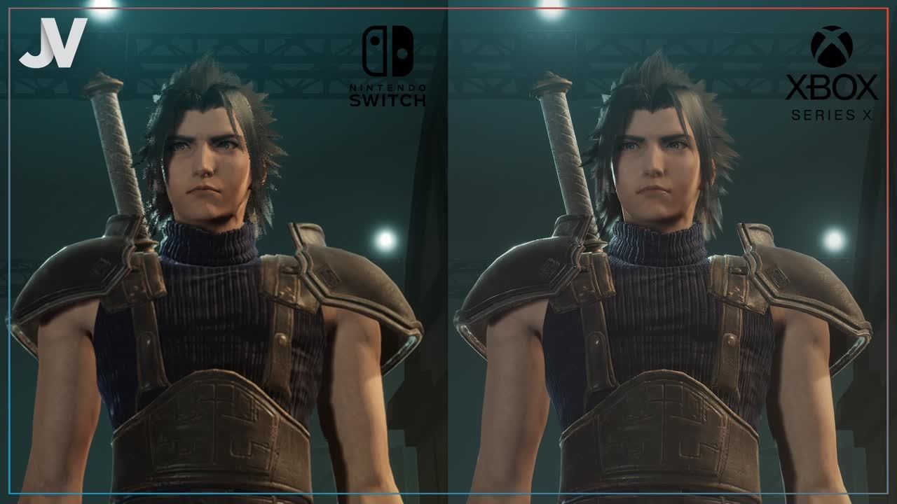 Comparison: Crisis Core on Switch vs Xbox Series X
