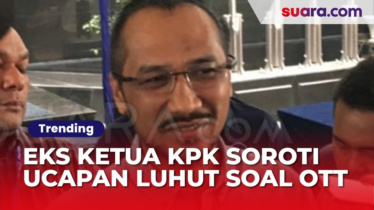 Mantan Ketua KPK Ikut Soroti Ucapan Luhut Soal OTT: Kalau untuk Law Enforcement ya Gak Masalah