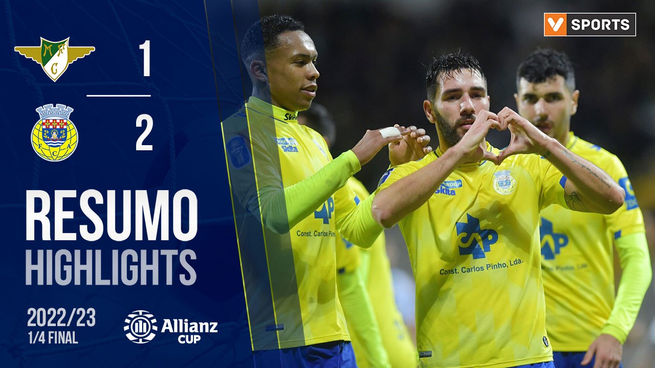 Highlights: Moreirense 1-2 FC Arouca (Taça da Liga 22/23 - Quartos de Final)