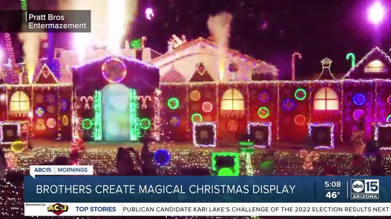 Pratt brothers create magical Christmas display
