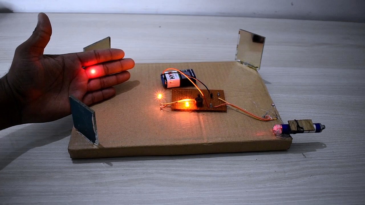 Laser Home Security System Science Project New School Project #science #technology