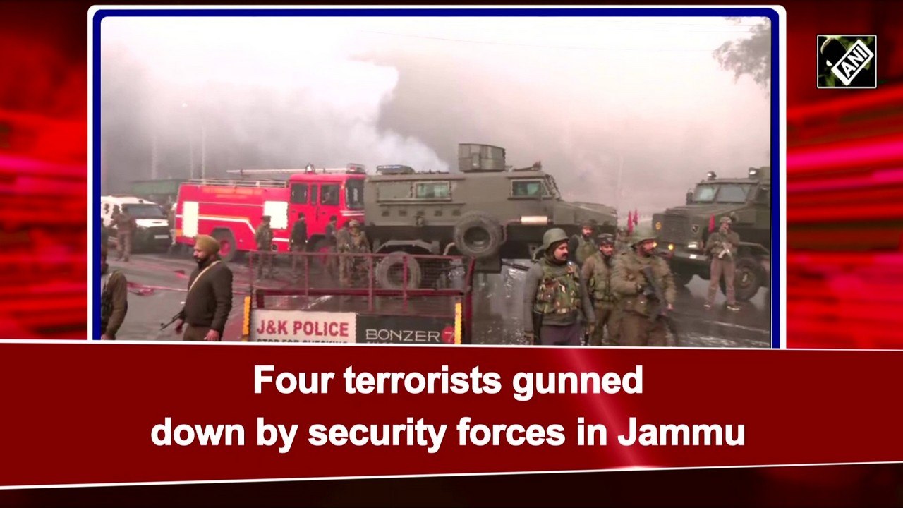 Four terrorists gunned down by security forces in Jammu