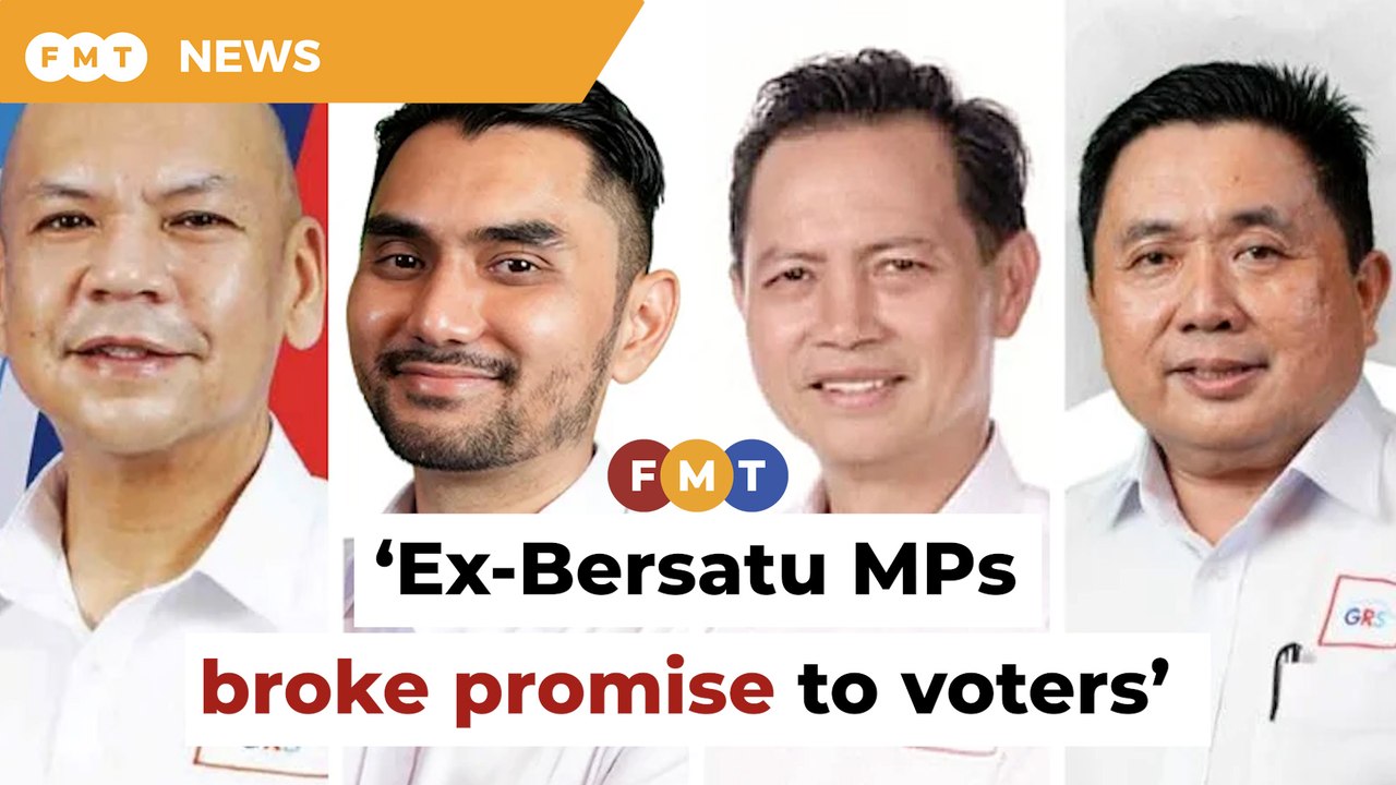 4 ex-Bersatu MPs in GRS have vacated their seats, claims party