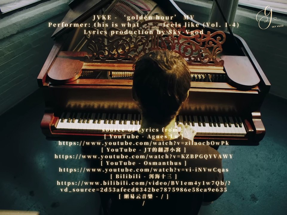 【英中字】'Golden Hour' - JVKE MV