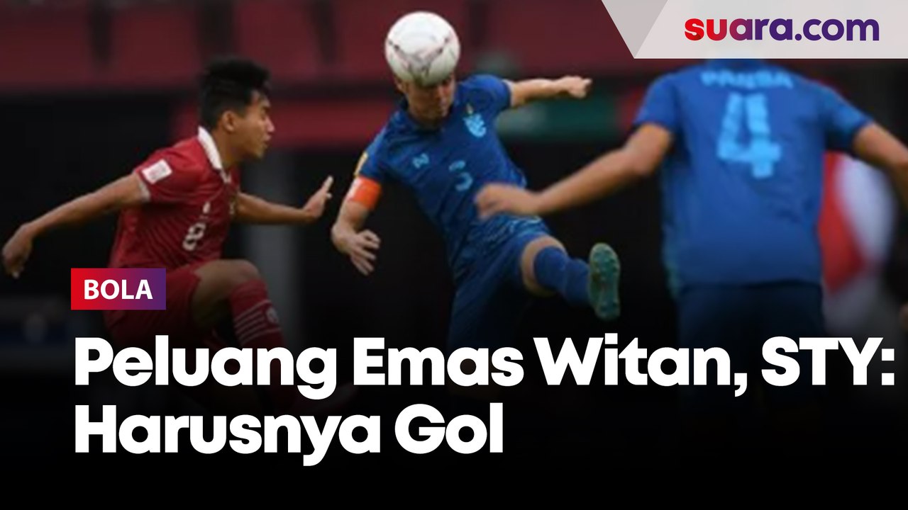 Witan Sulaeman Buang Peluang Emas di Depan Gawang Thailand, Shin Tae-yong: Enggak Ada Alasan, Harusnya Gol!