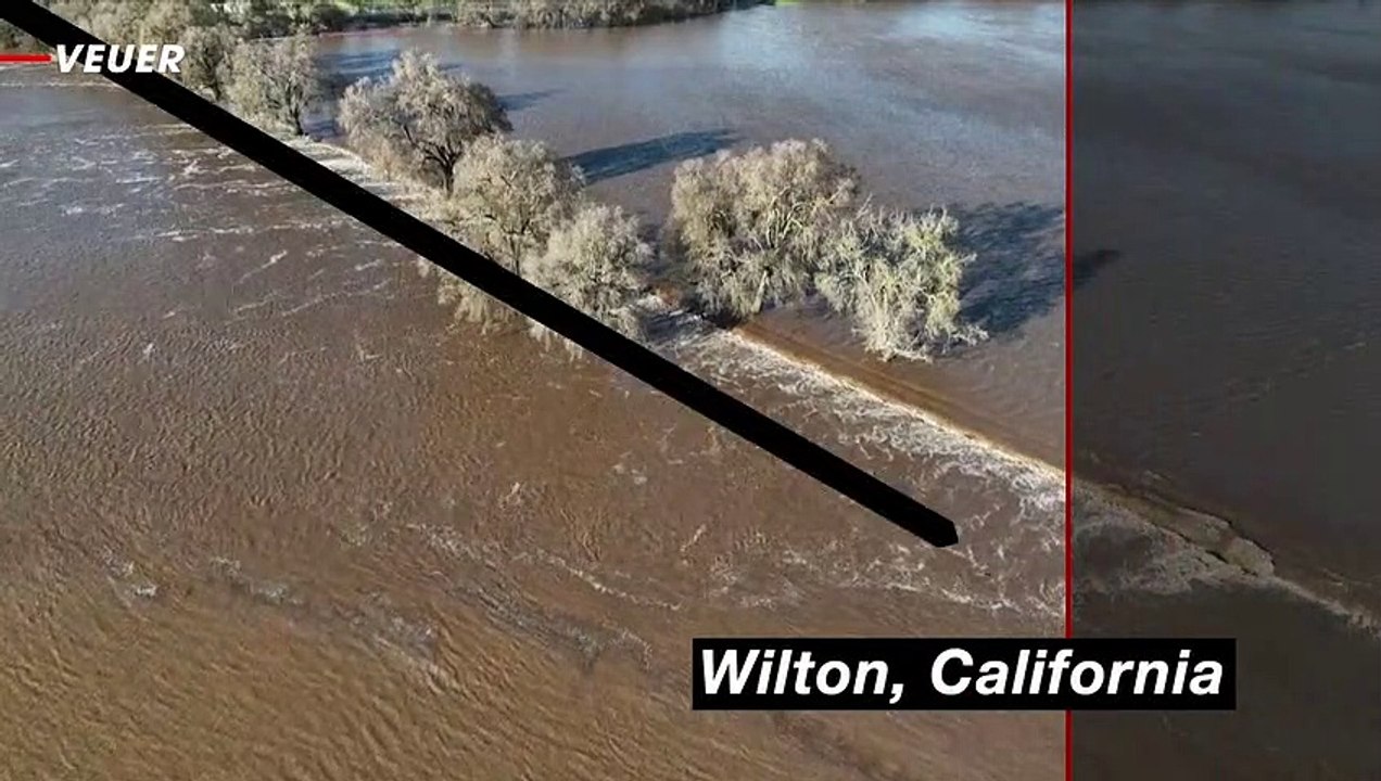 Weather Phenomenon Drops Massive Amount of Rain on Northern California Breaking Levees