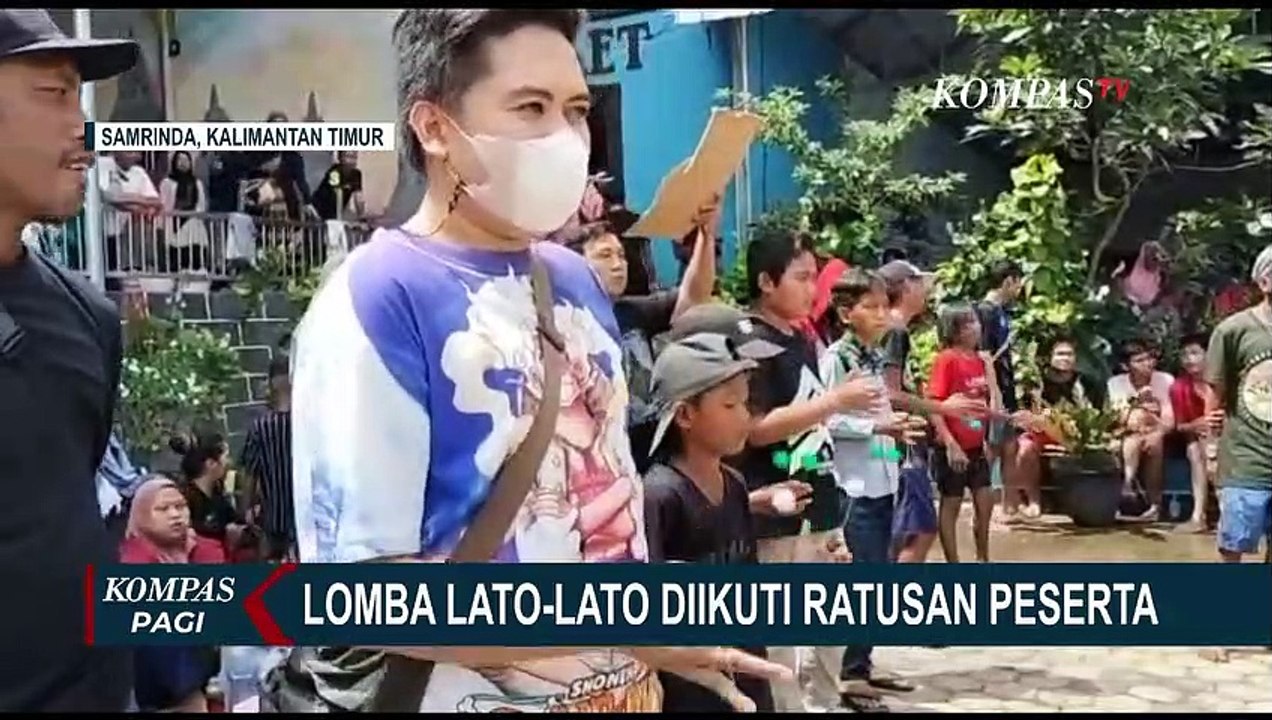 Permainan Latto-latto Digilai, Ratusan Anak di Samarinda Ikut Lomba Latto-latto di Pemandian Serayu