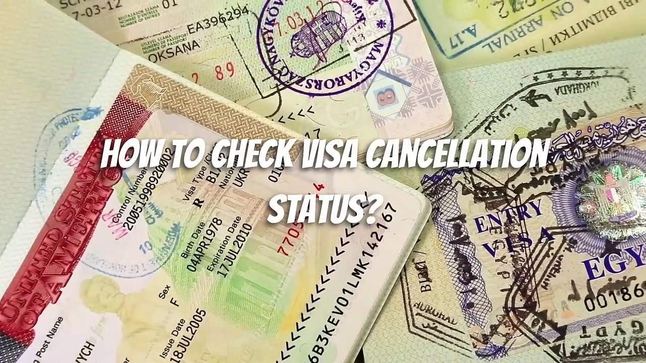 How To Check Visa Cancellation Status?