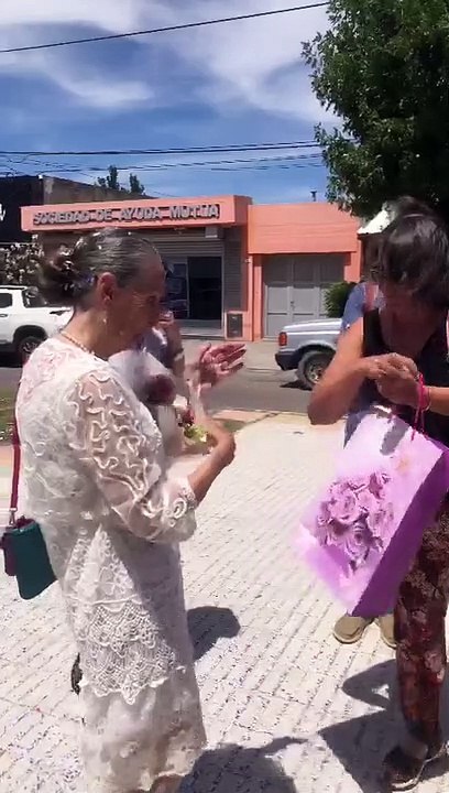 El baile de Charito en su boda
