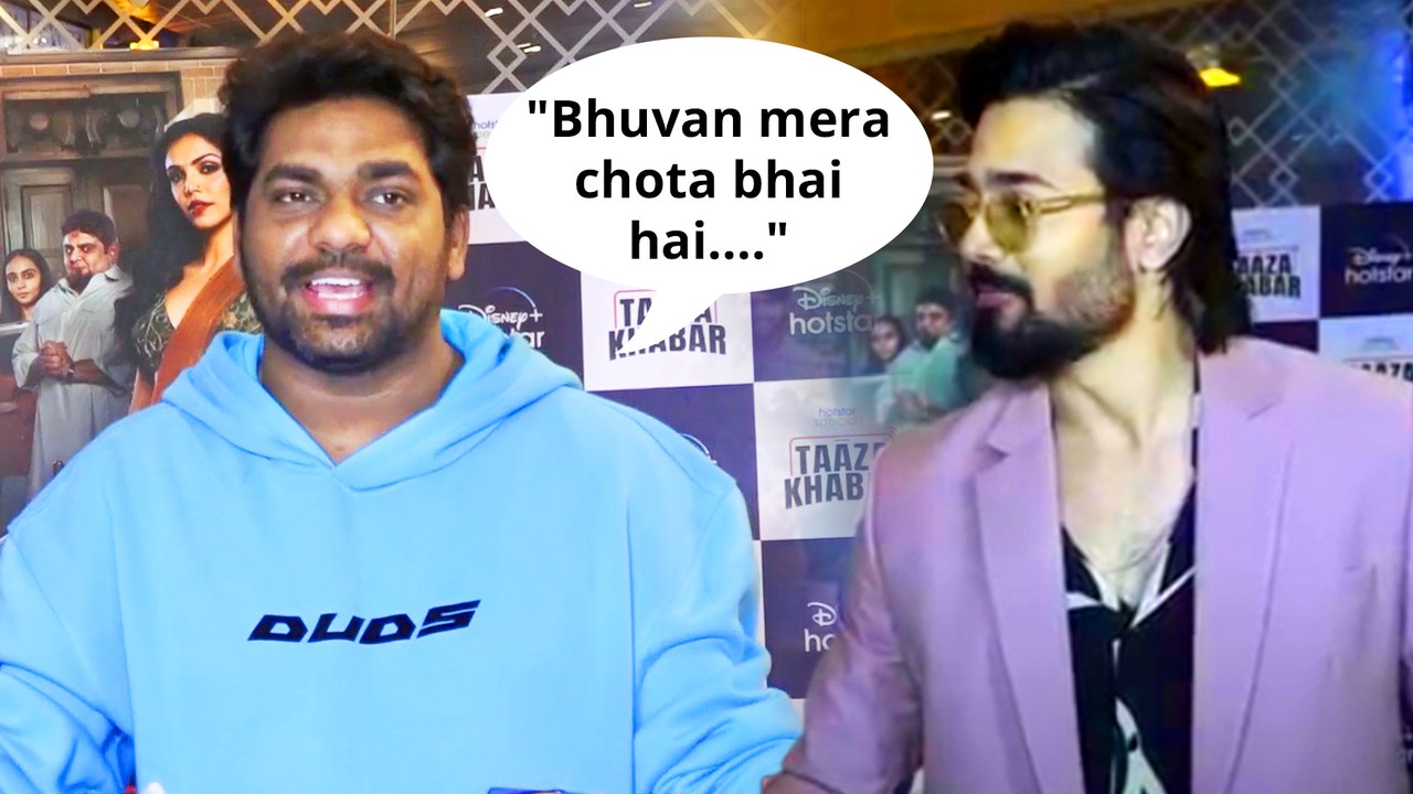Zakir Khan Supports Bhuvan Bam On Release Of Taaza Khabar Web Series