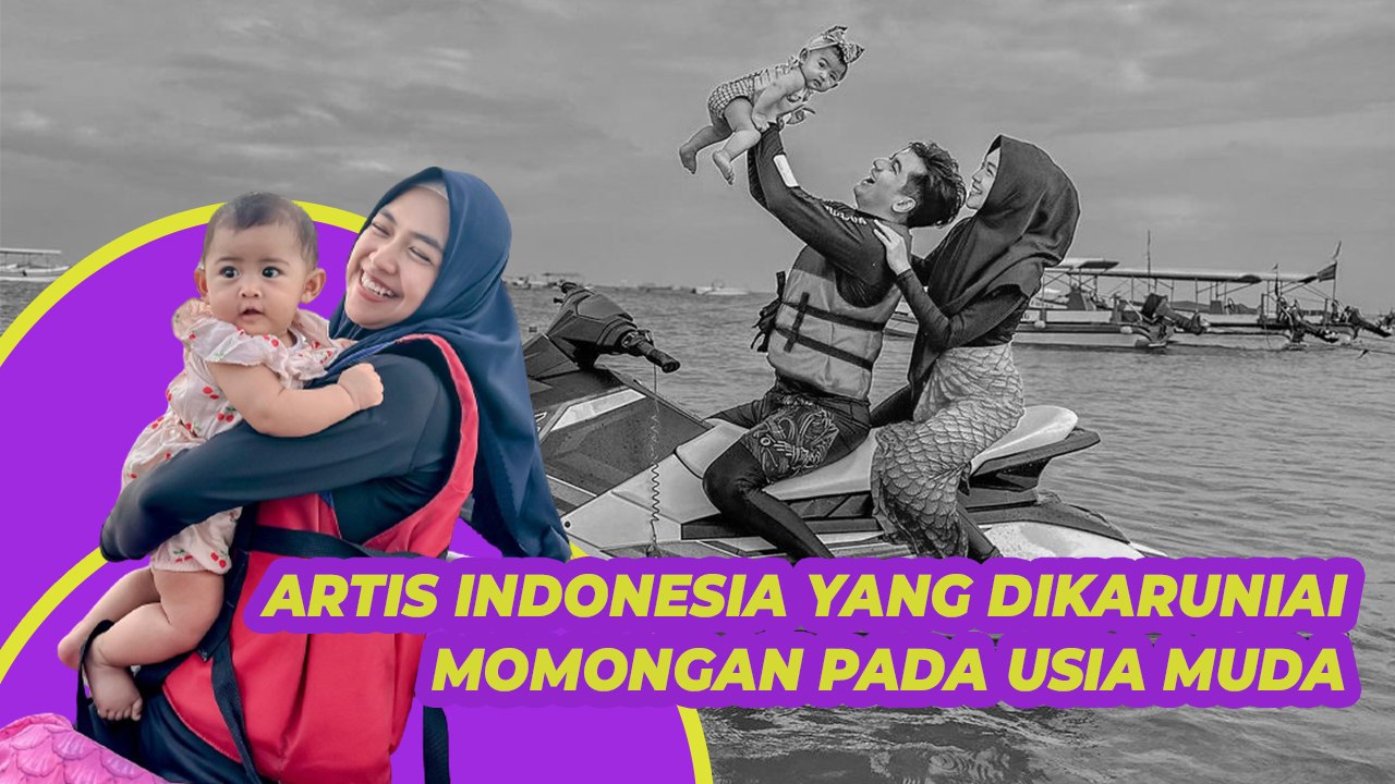 Gaya Artis Muda Momong Anak yang Menginspirasi, Ria Ricis Naik Jetski Bersama Moana 🚤
