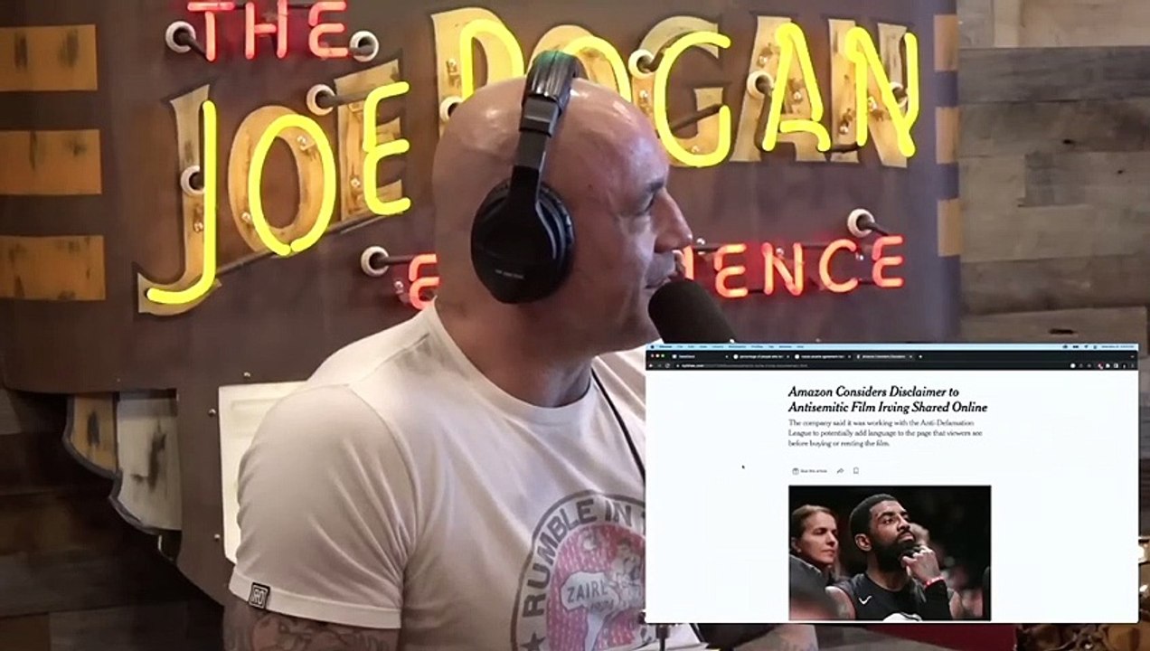 Joe Rogan: Reacts To Kanye & Kyrie Irving Outrage Over The Video Link He Posted?!