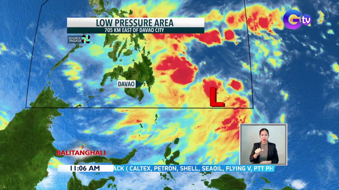 Nasa loob na ng philippine area of responsibility ang binabantayang low pressure area | BT