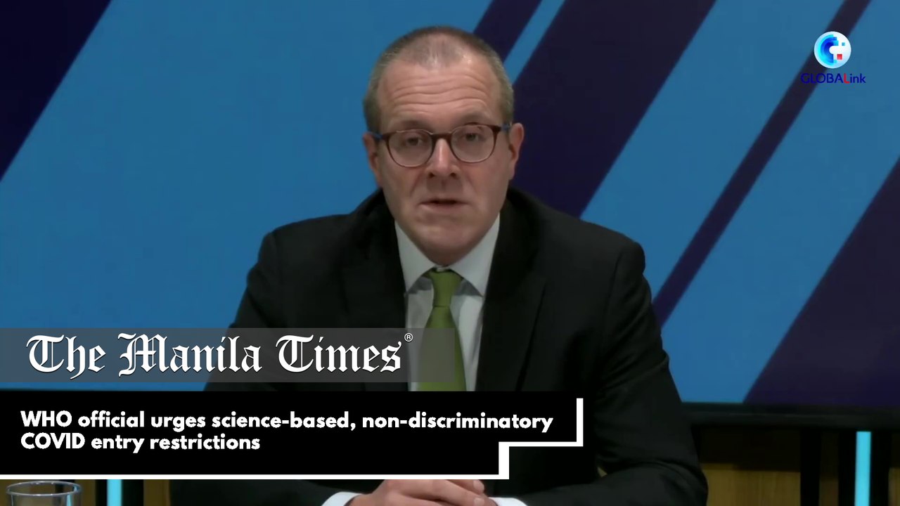 WHO official urges science-based, non-discriminatory COVID entry restrictions