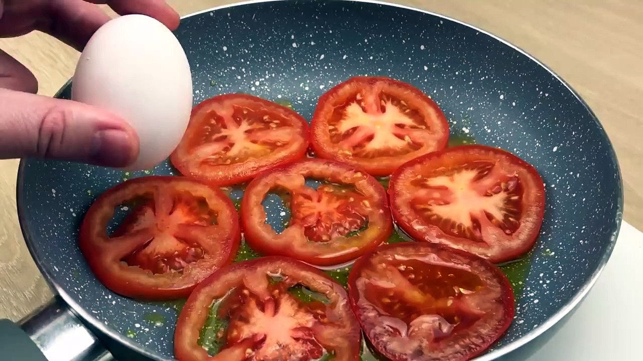 Simple recipe (egg with tomato) | interesting quick and easy design | homemade--recipe